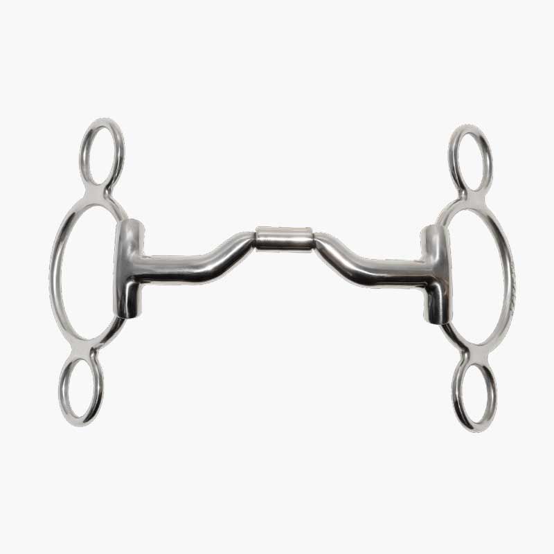 Elite Three Ring Gag Ported Barrel with Sleeves