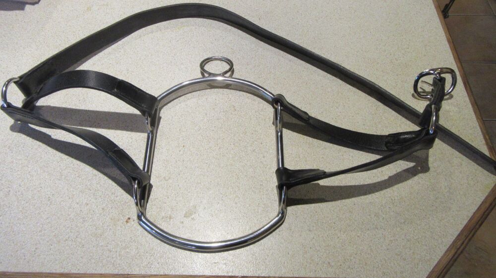Controller / Stallion Ring Leather Headcollar