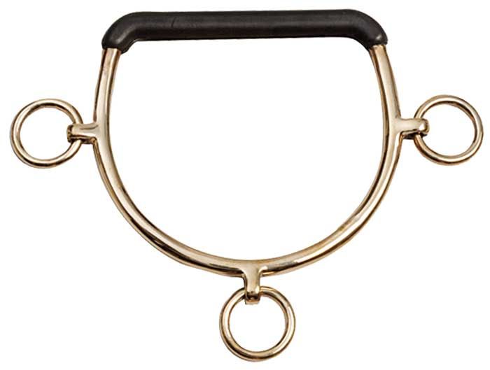 Brass Rubber Covered Mouth Chifney