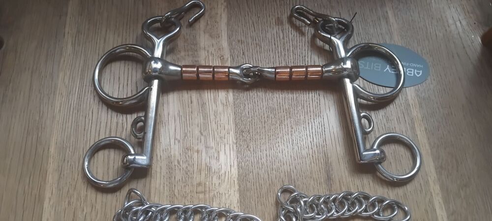 Abbey Copper Roller Jointed Pelham