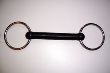 Bendy Rubber Straight Bar Loose Ring