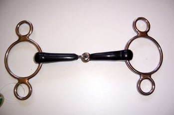Abbey Rubber Jointed Three Ring Gag