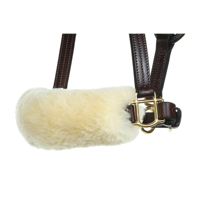 Sheepskin Cover for Nosebands etc