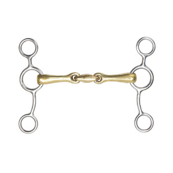 Shires Brass Alloy Tom Thumb Gag with Lozenge