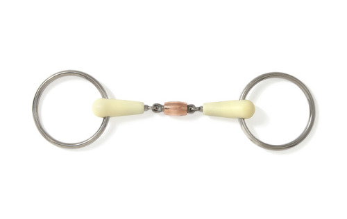Happy Mouth Loose ring with Copper Peanut Roller Centre