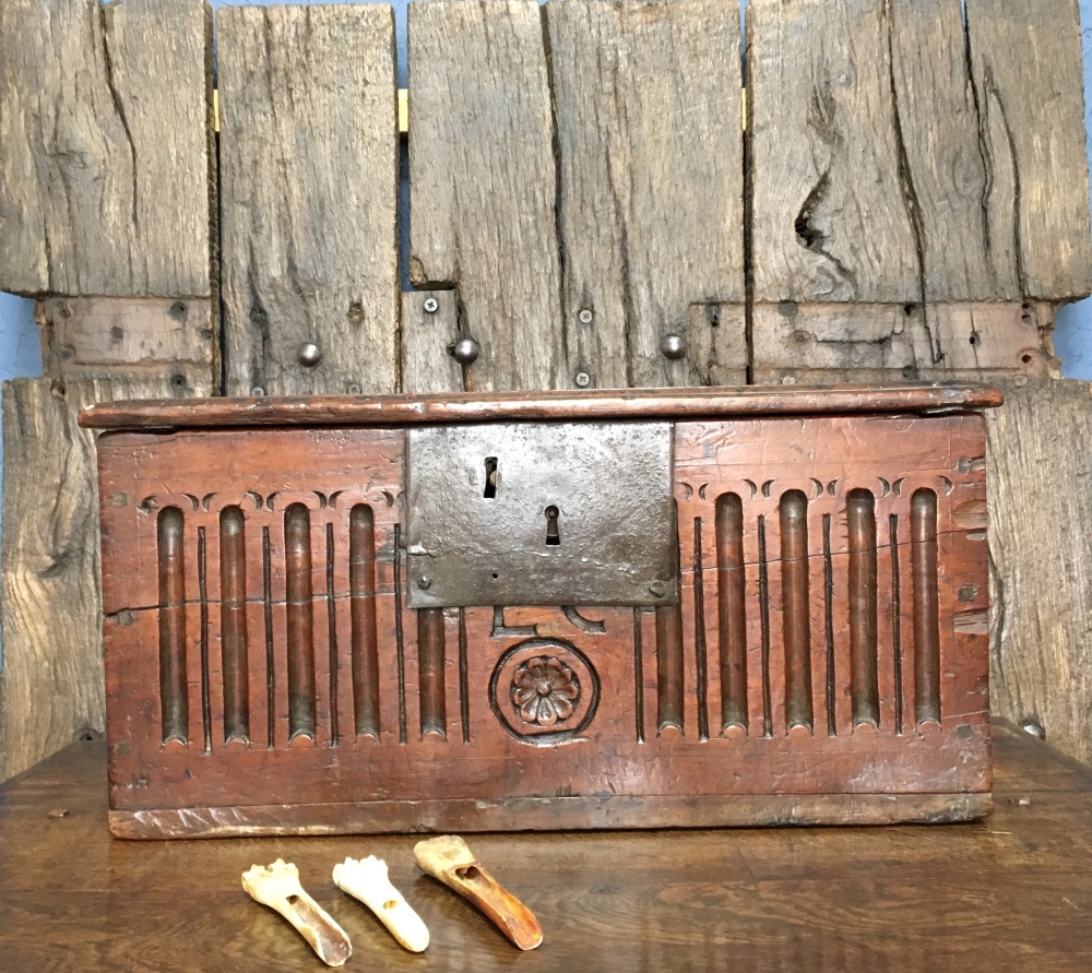 A 17th Century Country Oak Bible Box SOLD