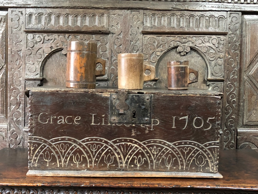 Graces Bible Box Dated 1705 SOLD