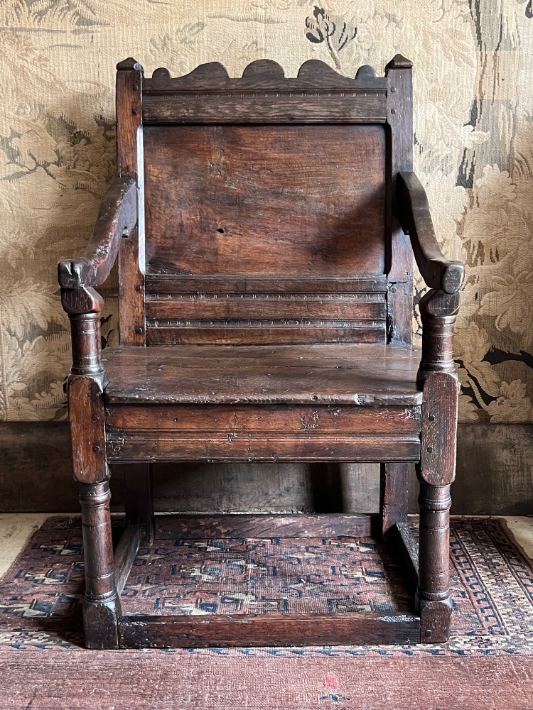 A 17th Century Oak Wainscot Chair Lancashire/North Cheshire Circa 1660  SOLDðŸ”´