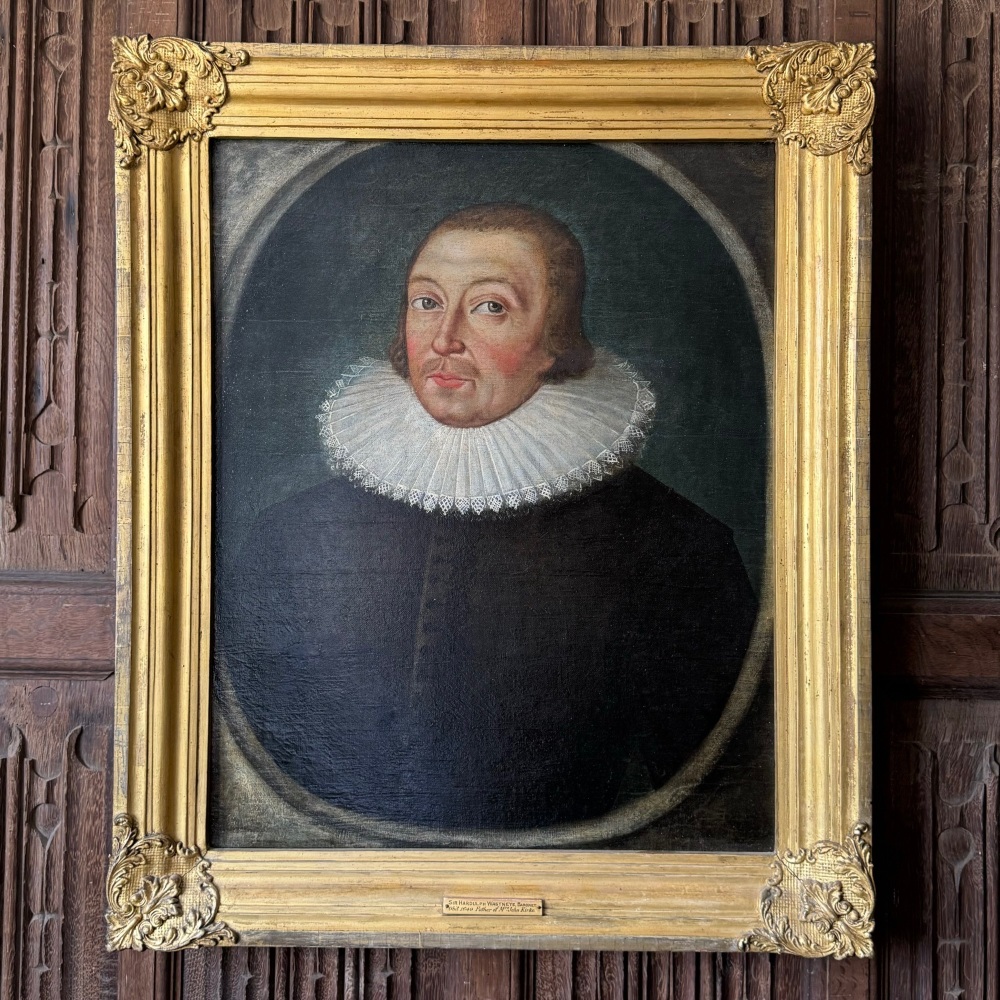 A 17th Century Portrait Depicting Sir Hardulph Wastneys Sheriff Of Nottingham.