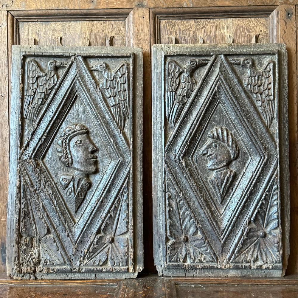 CARVINGS /WOOD AND STONE