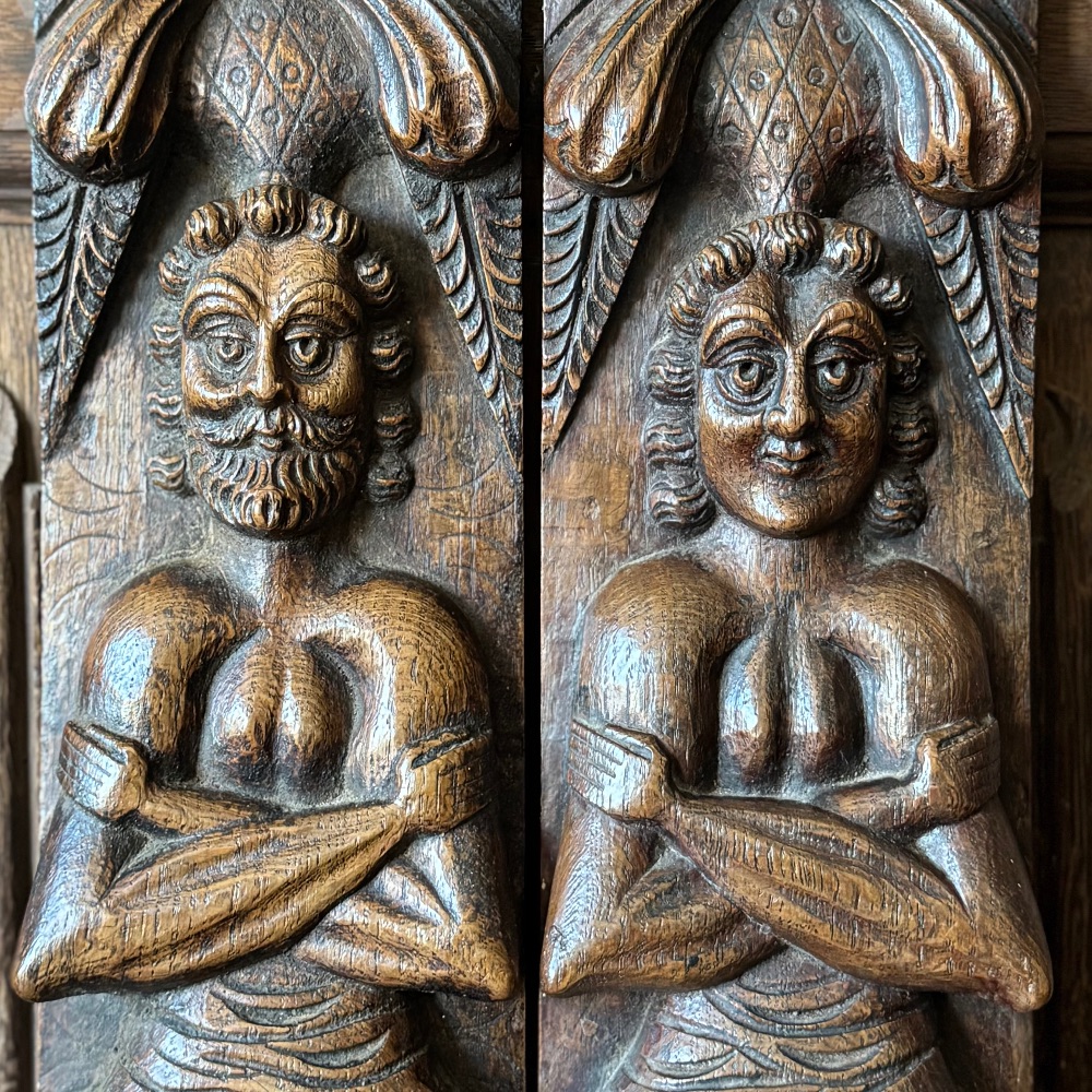 CARVINGS /WOOD AND STONE