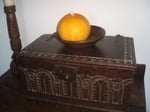 An Elizabethan Carved Oak Salisbury Bible Box 