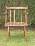 An Ash And Elm Primitive Stick Back Chair