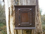 A 17th Century Carved Oak Hanging Spice Cupboard