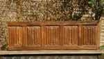 A Henry VIII Period Row Of English oak Linenfold Panels