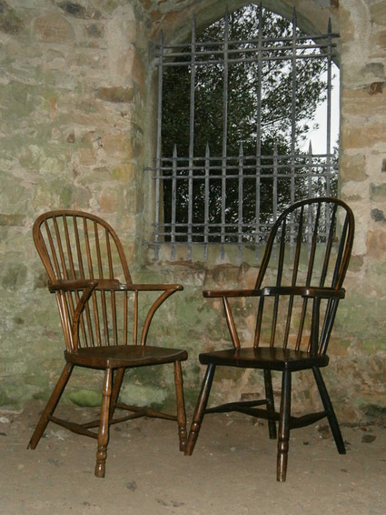 19th century ash and elm country chair 4