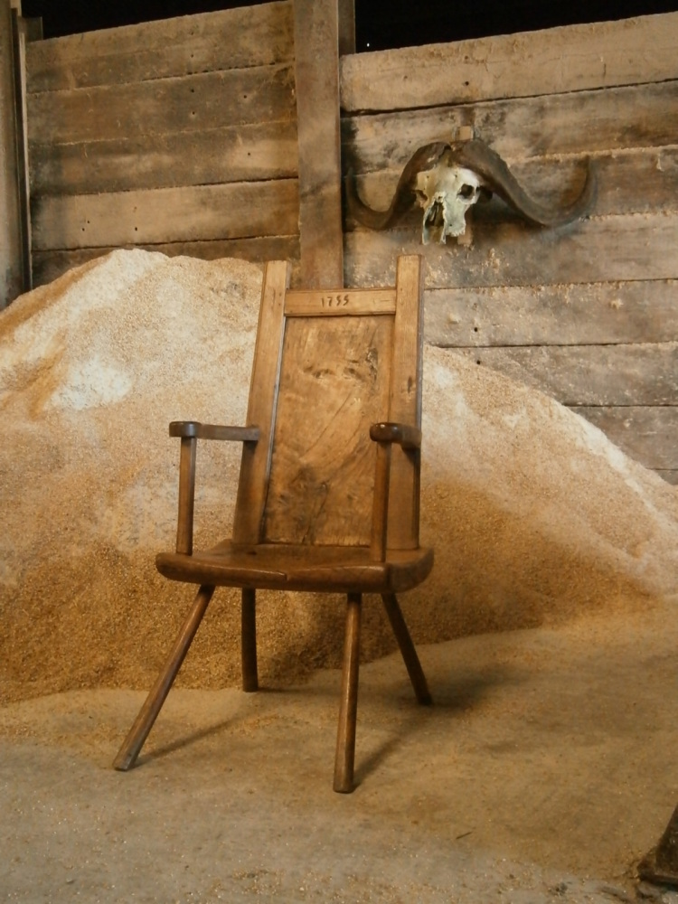 An 18th Century Primitive Chair Of Large Proportions From The Isle Of Lewis Scotland