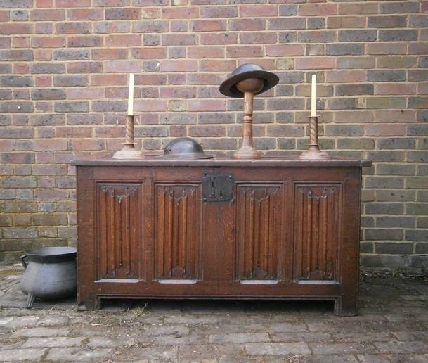 Henry VIII Linenfold chest