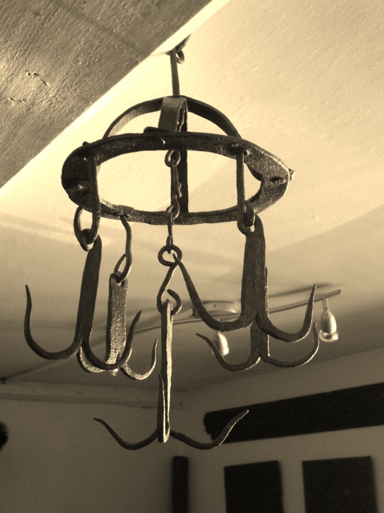 An 17th Century Iron Game Hanger