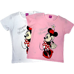 DISNEY MINNIE MOUSE T SHIRT size 9/11 PINK