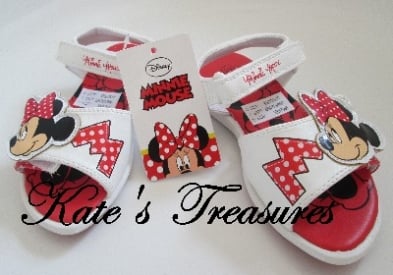 MINNIE MOUSE PARTY - Sandals for Girls - size 8