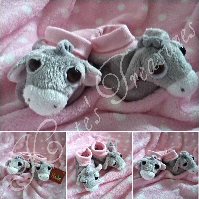 Luna Pink Donkey Booties for 0-10 months baby girl by Suki Gifts 