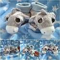 Pablo Blue Donkey Booties for 0-10 months baby boy by Suki Gifts 