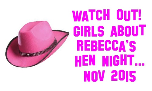Pink Cow-girl Hat Hen Night