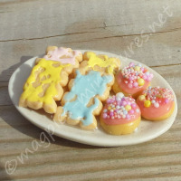 Easter Biscuits on a plate