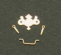 Brass Chipendale  Draw Pull 6set/pk