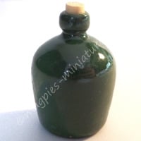 Green Corked Carboy bottle