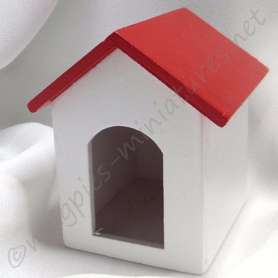Dog Kennel Red Roof