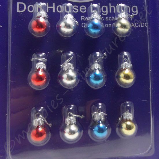 Christmas Decoration 12 Pack Glass Baubles - Silver clasp
