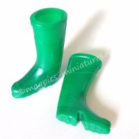 Green Wellington Boots
