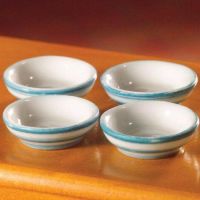 4 Cornish style cereal bowls