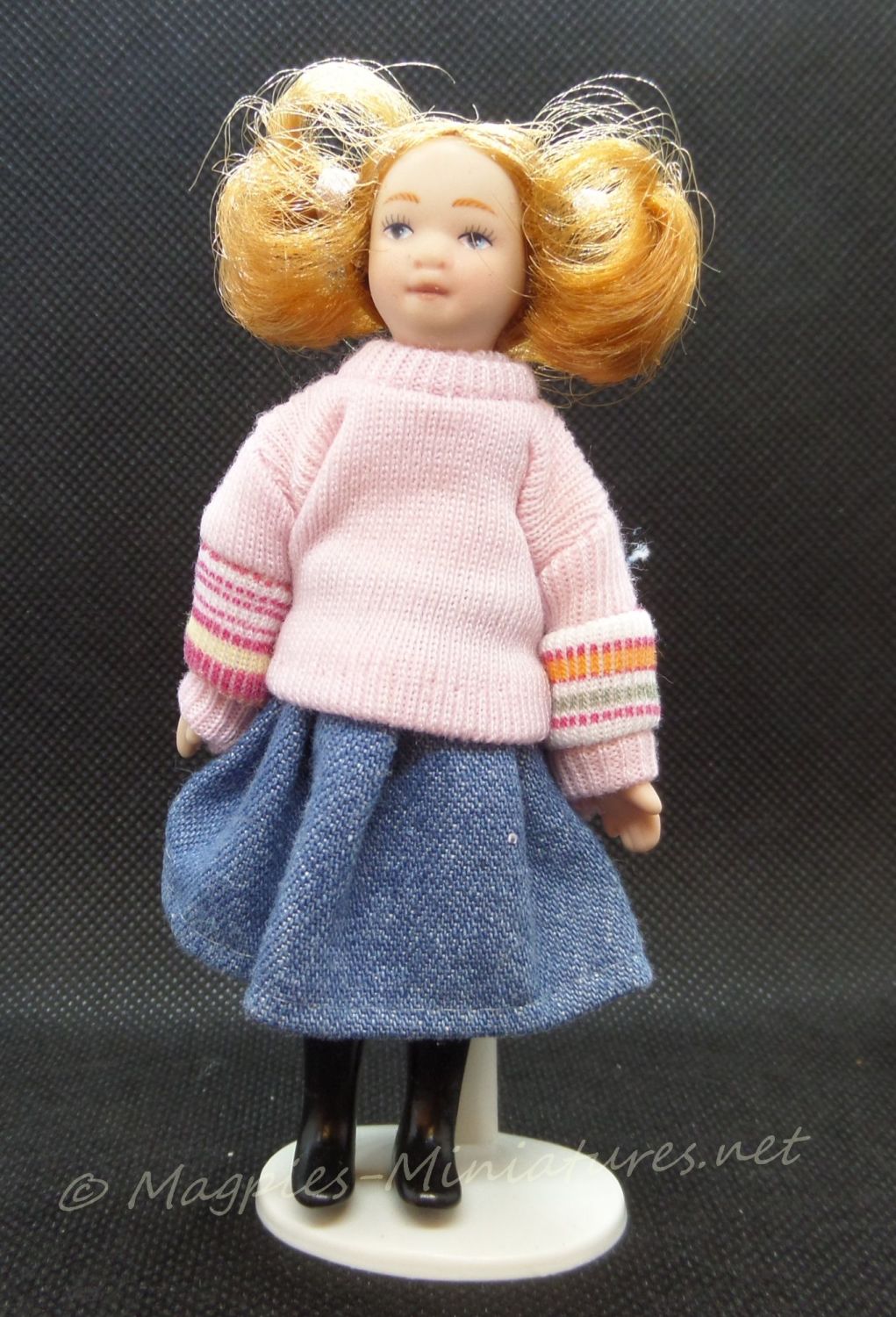 Child - Girl - Modern Girl in Pink Sweater