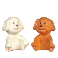 Coloured Toy Dog 1pc - colours vary