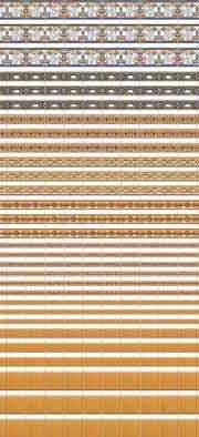 Laminated tile sheet - Brown