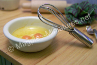 Eggs in Bowl with Whisk