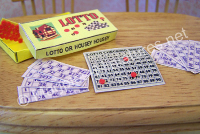 Lotto Board Game - 12th scale