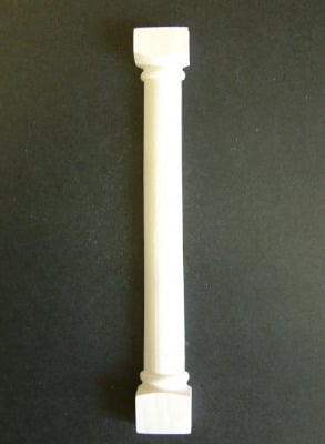 Half White column - wood