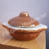 Pottery Round Serving Dish