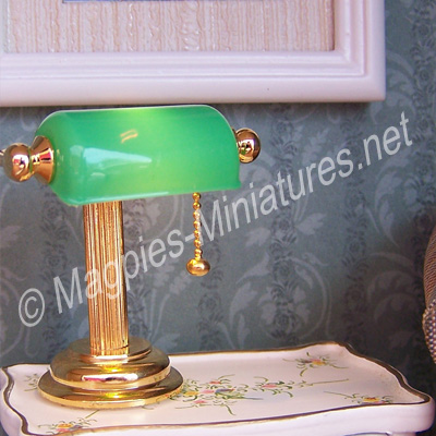 Green Shade Desk Lamp