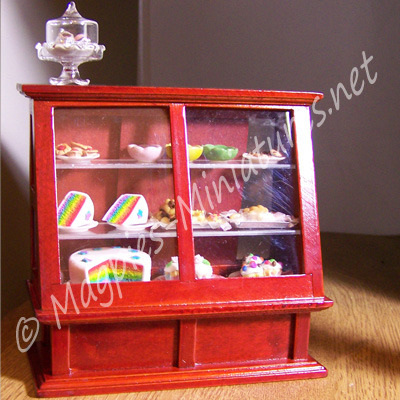 Shop Display Cabinet, Mahogany