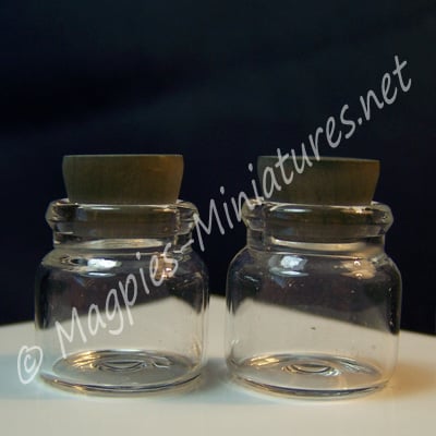 Glass Jars, Large, Pack of 2
