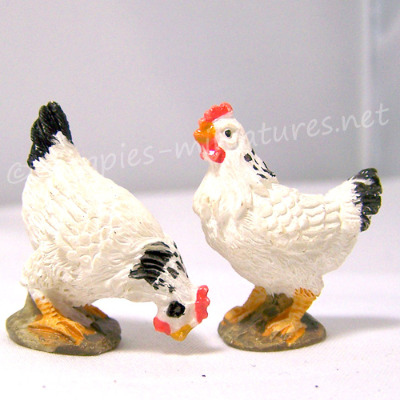 2 Speckled Hens