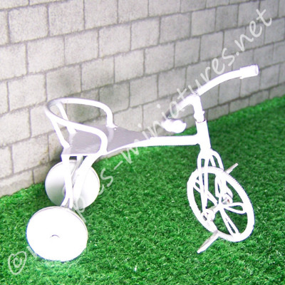 White Wire Tricycle