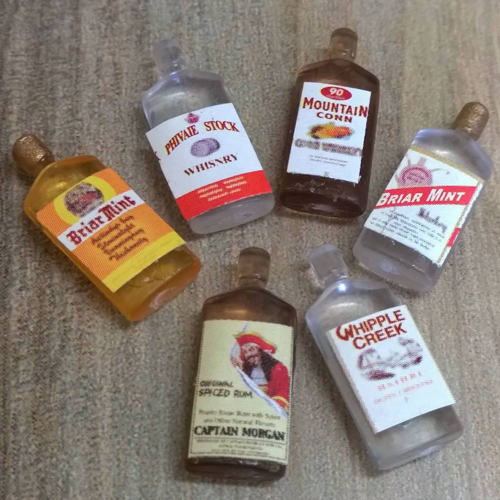 Spirit Bottles Pack of 6