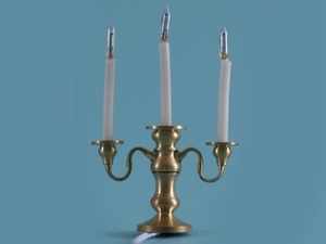 3 Arm Candelabra candle