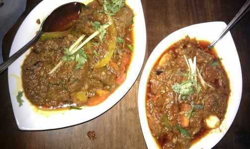 Bukhara Maza restaurant Osterley London lamb and chicken curry